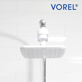 VOREL Rain Shower Head Filter Dual Antibacterial Sterilization Rust Removal _ Made in Korea
